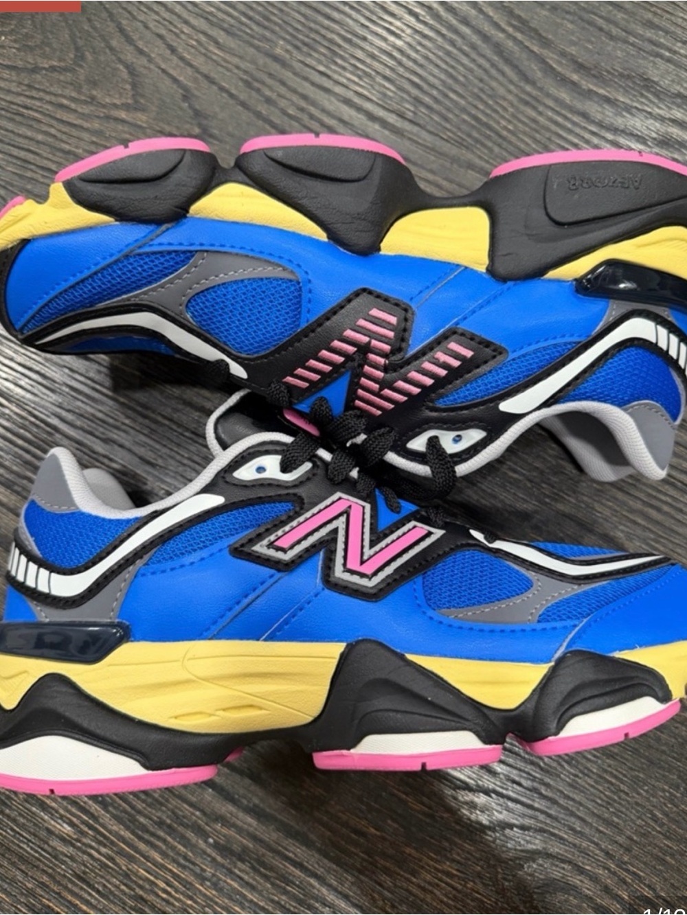 New Balance 9060 Blue Oasis Real Pink RARE size 6M/7.5W